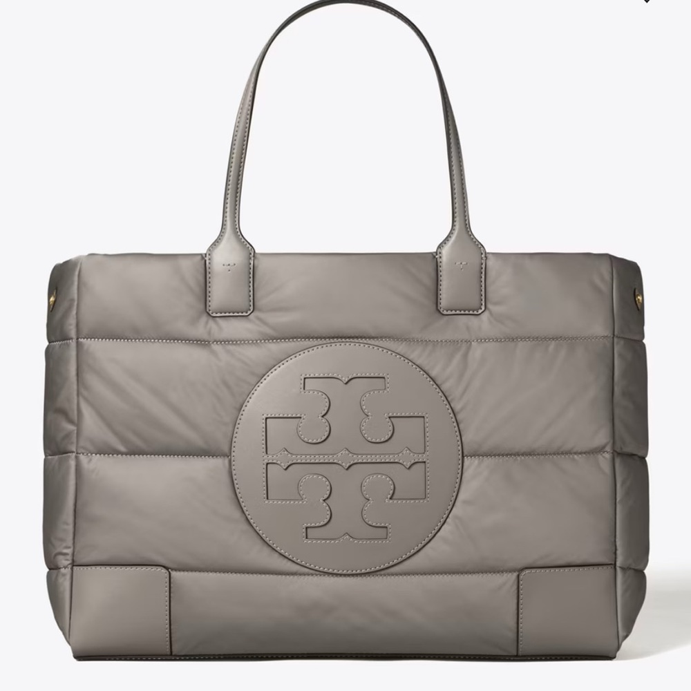Tory Burch Ella Quilted Large Tote Bag